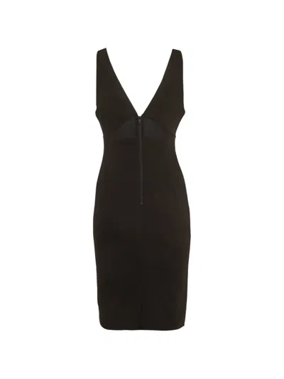 Pre-owned Alice + Olivia Cut-out Mini Dress In Black
