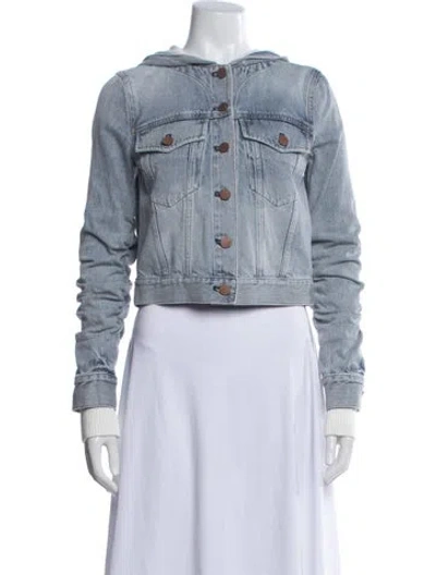 Pre-owned Alice + Olivia Denim Jacket In Blue