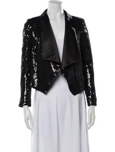 Pre-owned Alice + Olivia Evening Jacket In Black