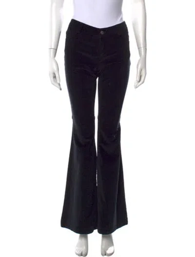 Pre-owned Alice + Olivia Flared Pants In Black