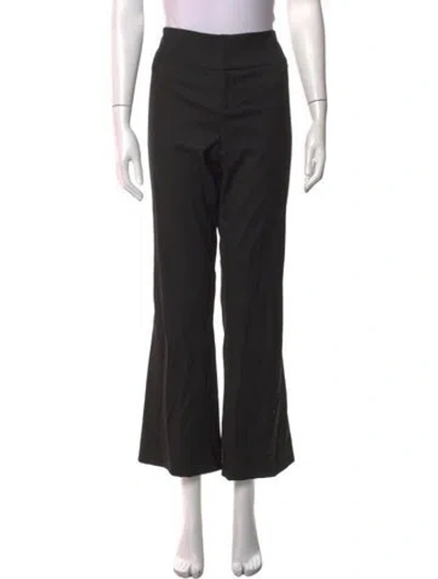 Pre-owned Alice + Olivia Flared Pants In Black