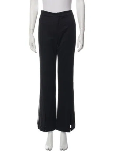 Pre-owned Alice + Olivia Flared Pants In Black