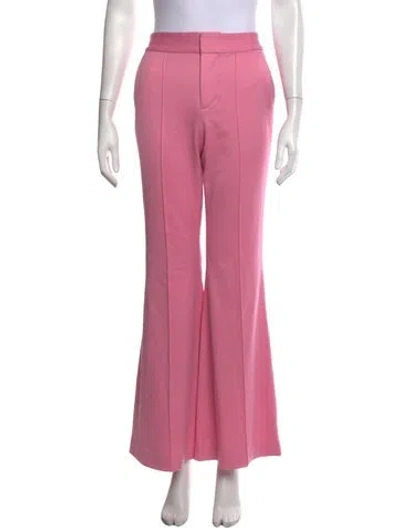 Pre-owned Alice + Olivia Flared Pants In Pink