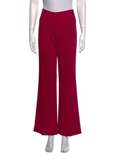 Pre-owned Alice + Olivia Flared Pants In Pink