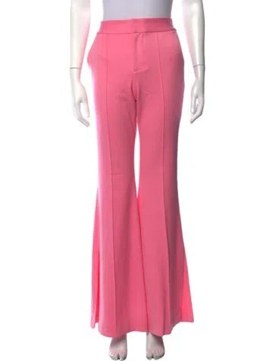 Pre-owned Alice + Olivia Flared Pants In Pink