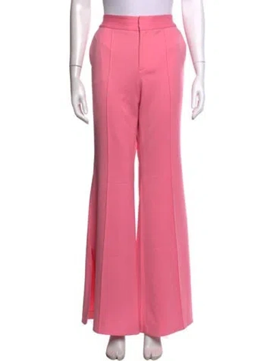 Pre-owned Alice + Olivia Flared Pants In Pink