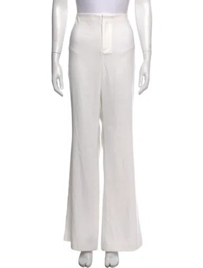 Pre-owned Alice + Olivia Flared Pants W/ Tags In Neutrals