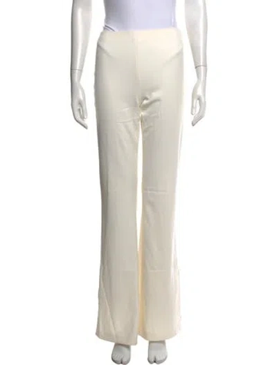 Pre-owned Alice + Olivia Flared Pants W/ Tags In White