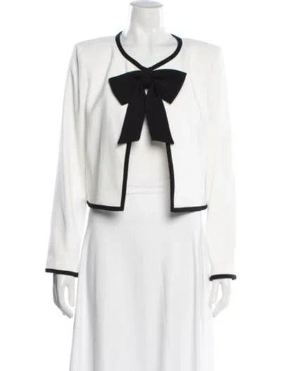 Pre-owned Alice + Olivia Jacket In White