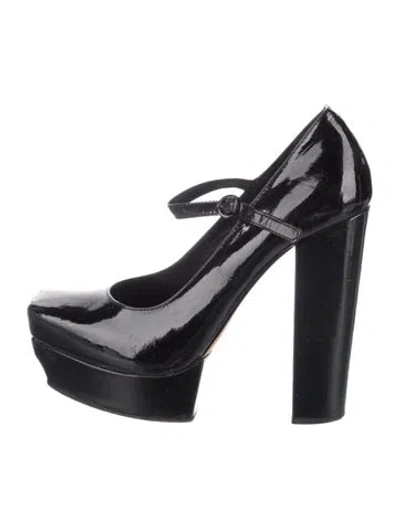 Pre-owned Alice + Olivia Patent Leather Pumps In Black