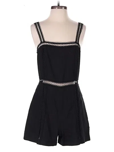 Pre-owned Alice + Olivia Romper In Black