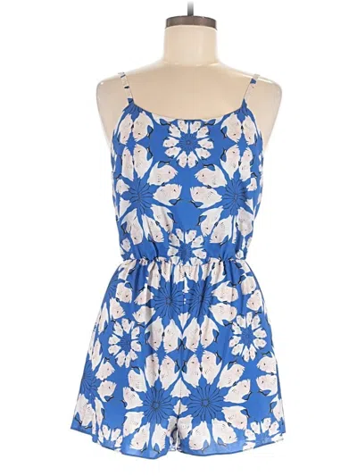 Pre-owned Alice + Olivia Romper In Blue