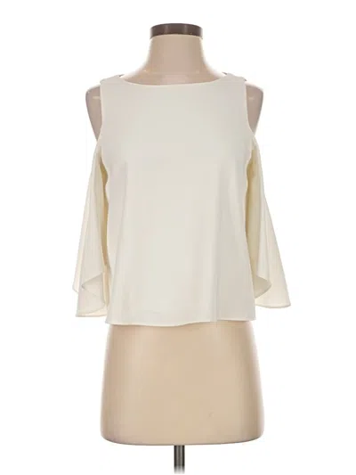 Pre-owned Alice + Olivia Sleeveless Blouse In Ivory