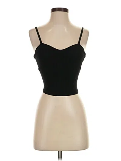 Pre-owned Alice + Olivia Tank Top Black Strapless Neckline Tops