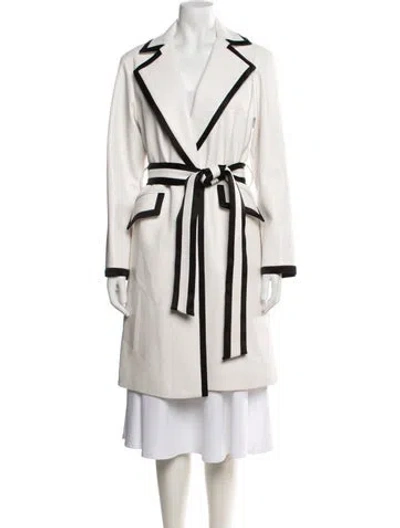 Pre-owned Alice + Olivia Trench Coat In Neutrals