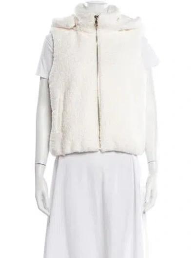 Pre-owned Alice + Olivia Vest In White