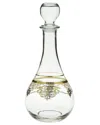Alice Pazkus 44 Oz. Decanter With Rich Gold Design In Gold