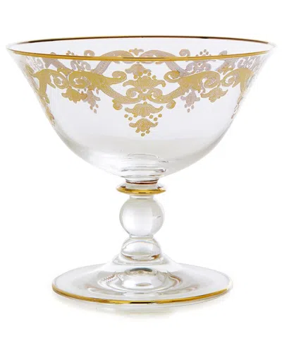 Alice Pazkus 5in Serving Bowl With 24k Gold Artwork In Transparent