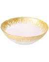 Alice Pazkus 6.75in Individual Bowls With Flashy Gold Design In Gold