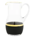 Alice Pazkus Glass Pitcher In Black