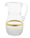 Alice Pazkus Glass Pitcher In Gold