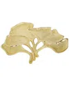Alice Pazkus Gold Leaf Secional Dish In Gold