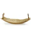 Alice Pazkus Hammered Boat Dish In Gold