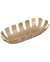 Alice Pazkus Linear Bread Basket In Brown