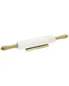 Alice Pazkus Marble Rolling Pin In White