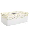 Alice Pazkus Mesh Design Tissue Box In White