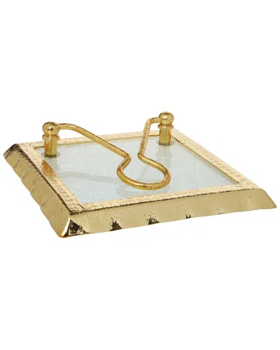 Alice Pazkus Napkin Holder With Gold Rim