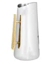 Alice Pazkus Pitcher With Mosaic Handle In Silver