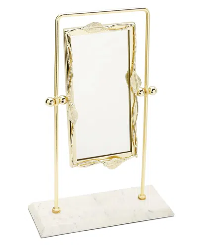 ALICE PAZKUS ALICE PAZKUS RECTANGULAR TABLE MIRROR WITH MARBLE BASE
