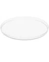 Alice Pazkus Set Of 4 Glass Chargers In White