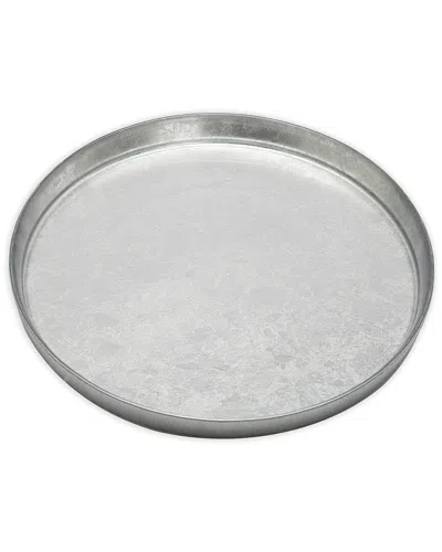 Alice Pazkus Set Of 4 Glitter Salad Plates In Silver