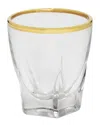 Alice Pazkus Set Of 6 Liquor Glasses In Gold