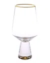 Alice Pazkus Set Of 6 Water Glasses In Gold
