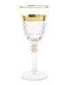 Alice Pazkus Set Of 6 Water Glasses In Gold