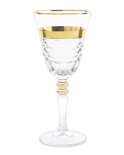 Alice Pazkus Set Of 6 Water Glasses In Gold