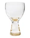 Alice Pazkus Set Of 6 Water Glasses In Gold