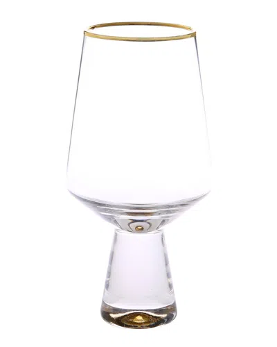 Alice Pazkus Set Of 6 Water Glasses In Gold