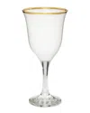Alice Pazkus Set Of 6 Water Glasses White In Gold