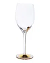 Alice Pazkus Set Of 6 Wine Glasses In Gold