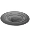 Alice Pazkus Set Of Four Black Alabaster Chargers In Black