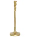 Alice Pazkus Small Spiral Geometric Candletick In Gold