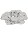 Alice Pazkus Stainless Steel Crumpled Bowl In Silver