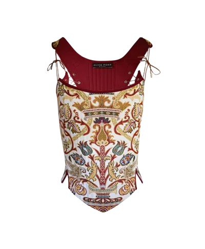 Alice Pons Milano Crown Tudor In Blood Red