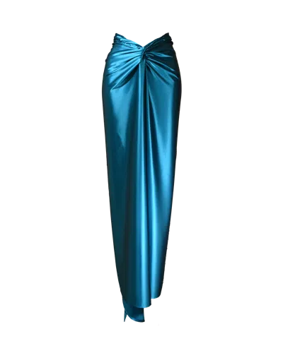 Alice Pons Milano Emerald Long Knot In Blue