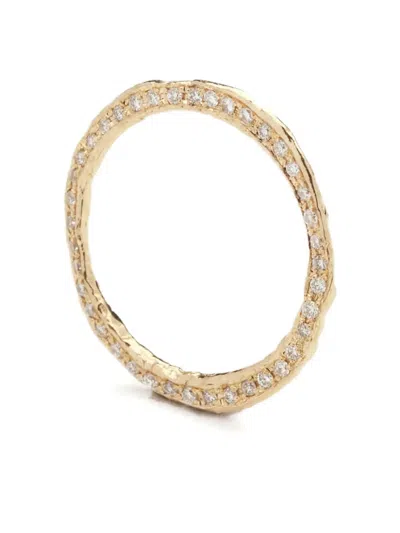 Alice Waese 14kt Yellow Gold Stacking Diamond Ring