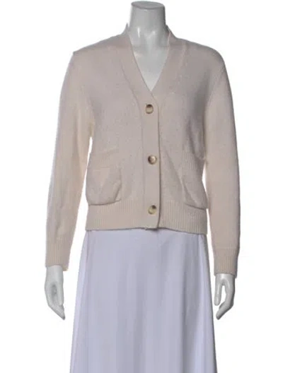 Pre-owned Alice Walk Cashmere V-neck Sweater In Gray